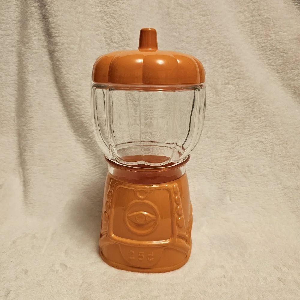 Target Halloween Fall Pumpkin Gumball Machine Glass Container